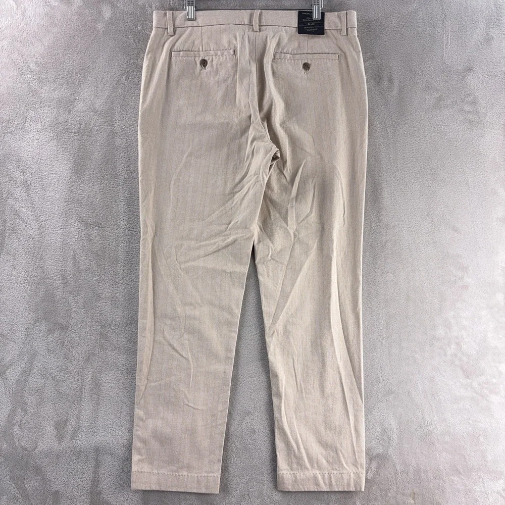 Banana Republic Pants Mens Size 34x29 Beige‎ Grayson Slim Tapered Cotton